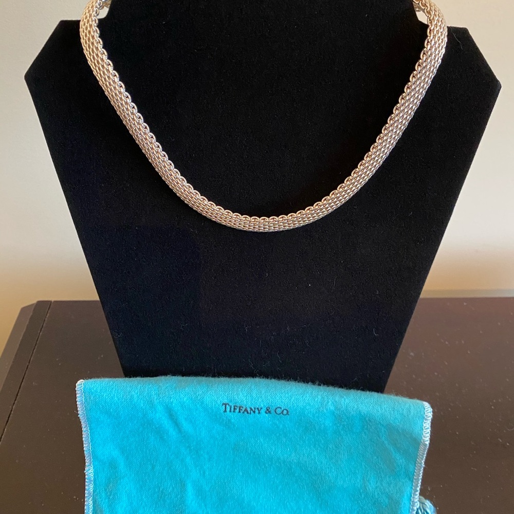 Tiffany & Co. silver Somerset Mesh Necklace